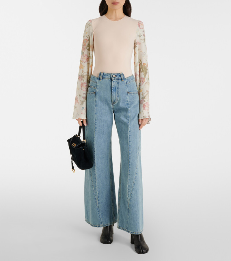 Maison Margiela Floral bodysuit outlook