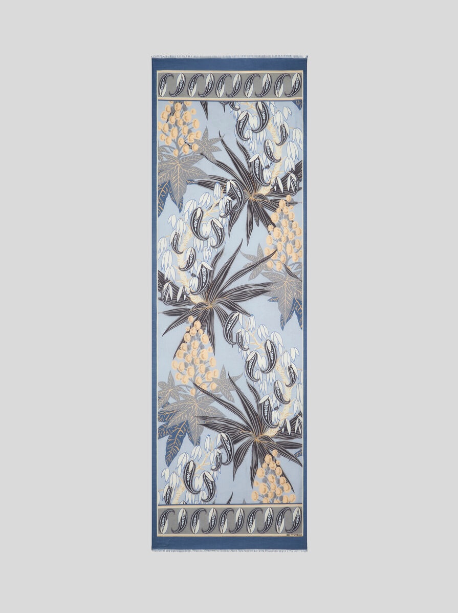 FLORAL PAISLEY SCARF - 2