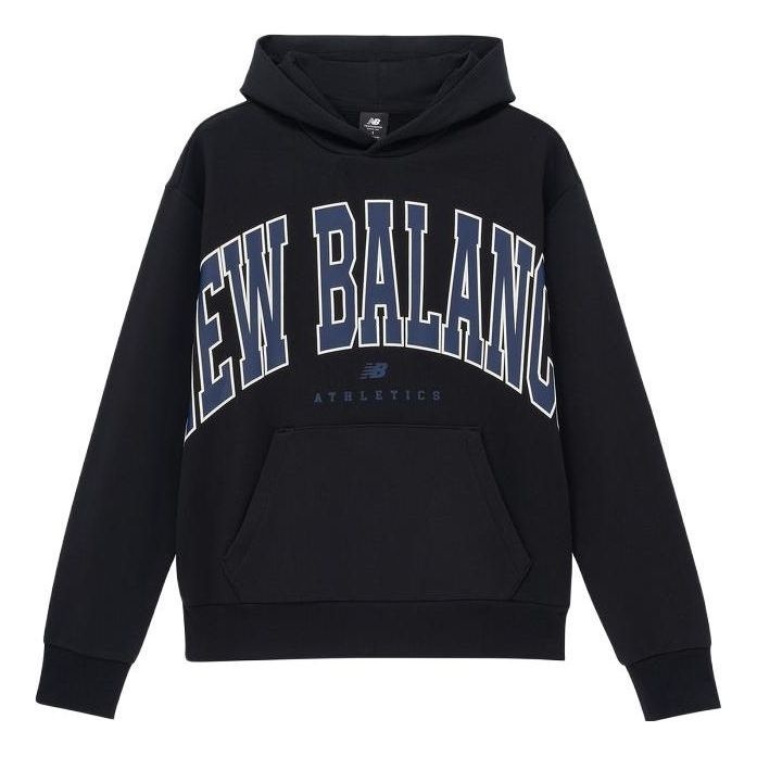 New Balance Athletics Warped Classics Sweat Hoodie 'Black' UT31550-BK - 1