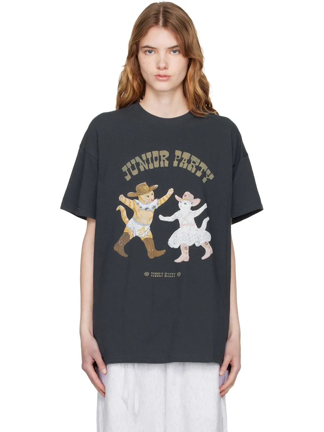Navy Pet Club Kitty Party T-shirt - 1