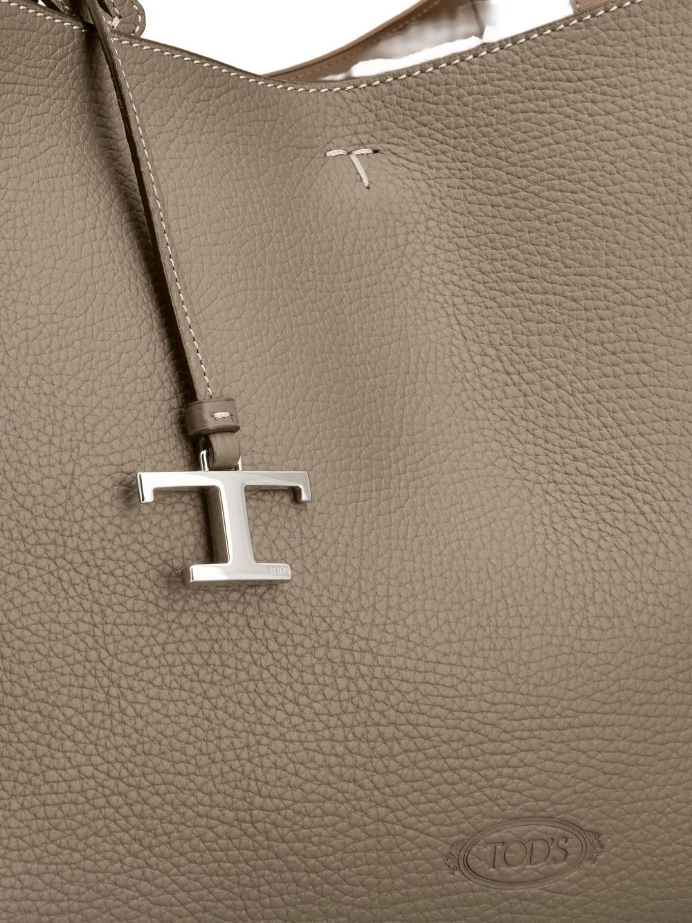 two-handle T-plaque shoulder bag - 4