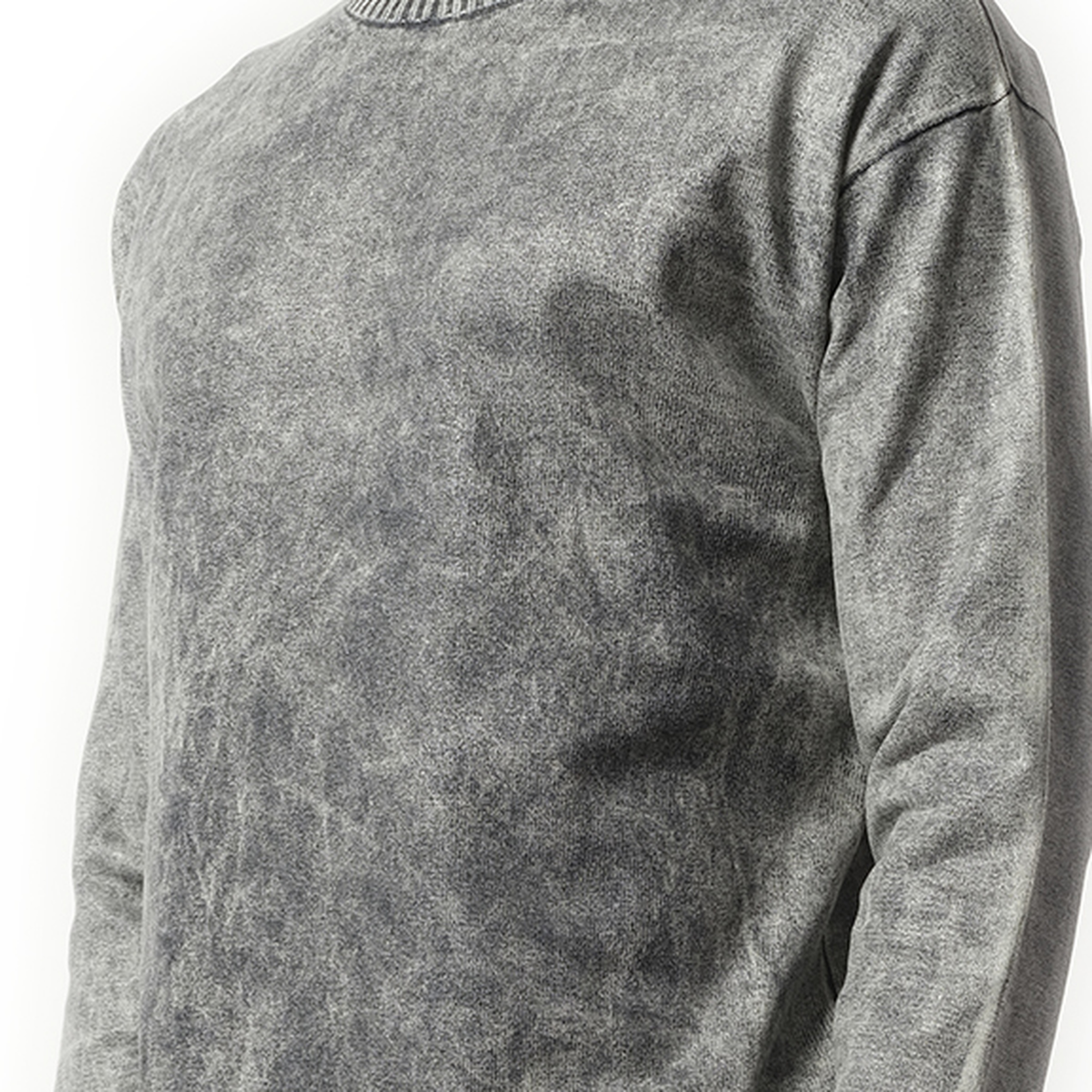 Marble Effect Sweater in Grey - 3