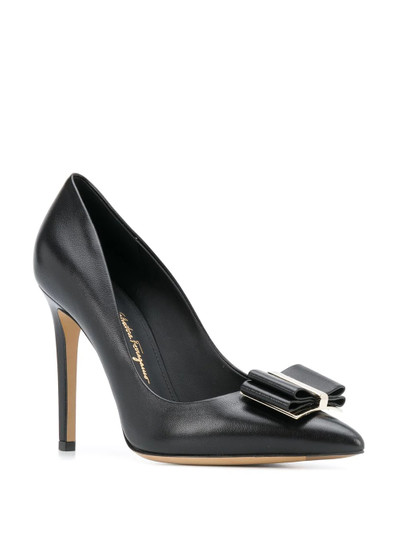 Salvatore Ferragamo double bow pump shoe outlook