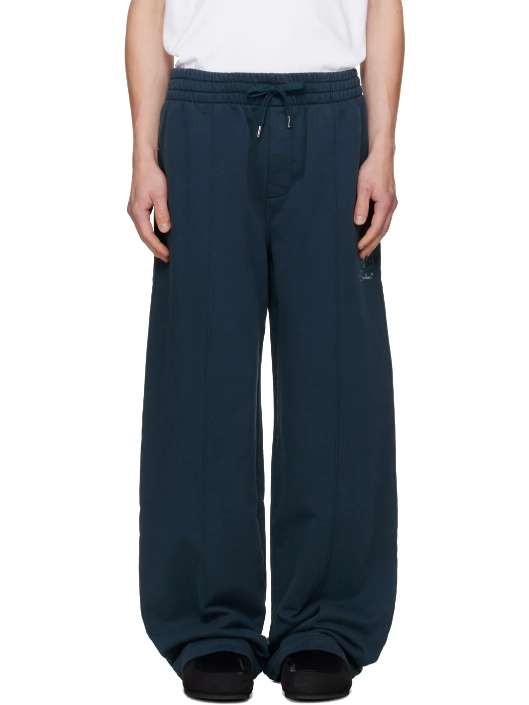 Navy Géometrie Sacrée Sweatpants - 1