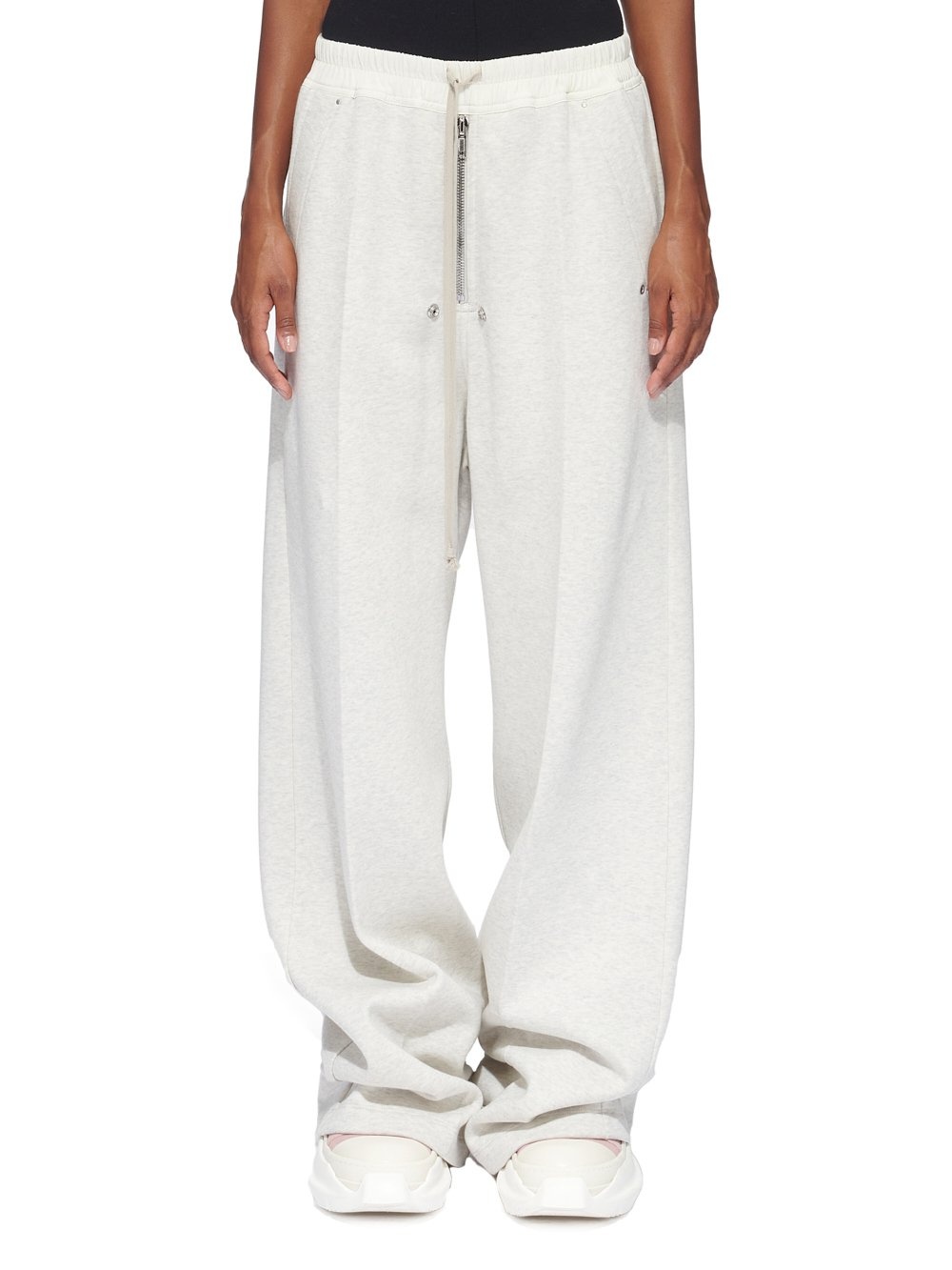 Black Bias Lounge Pants by Rick Owens on Sale