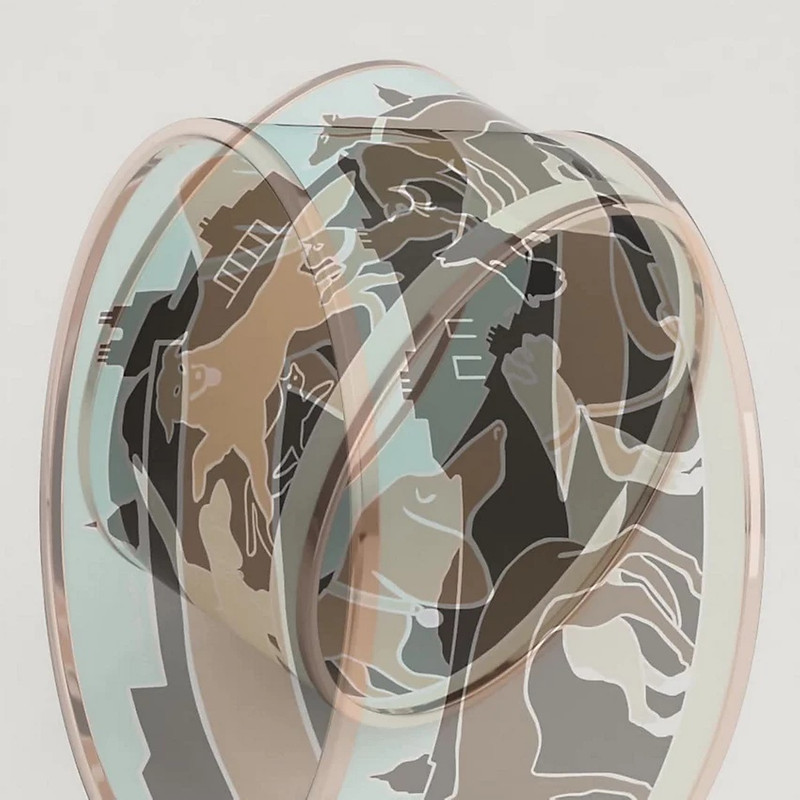 Hermès Dessus Dessous Chiens et Chats Parisiens bangle outlook