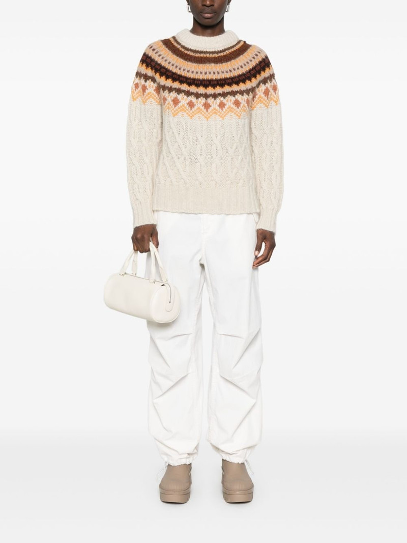 Moncler Grenoble cable-knit sweater outlook