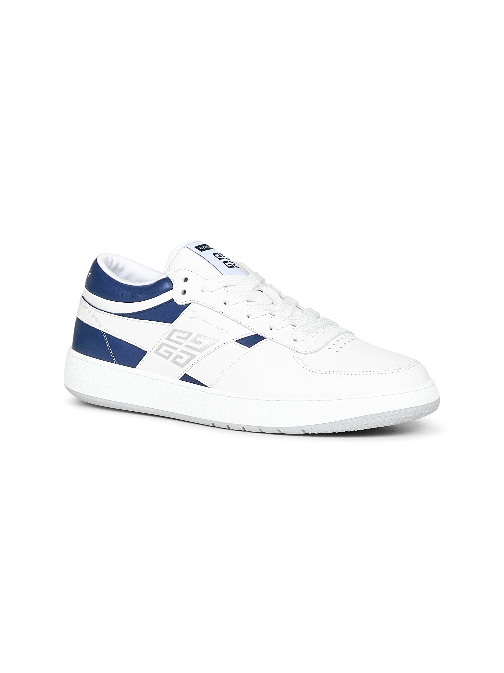 Givenchy Men White Leather G Move Sneakers - 2