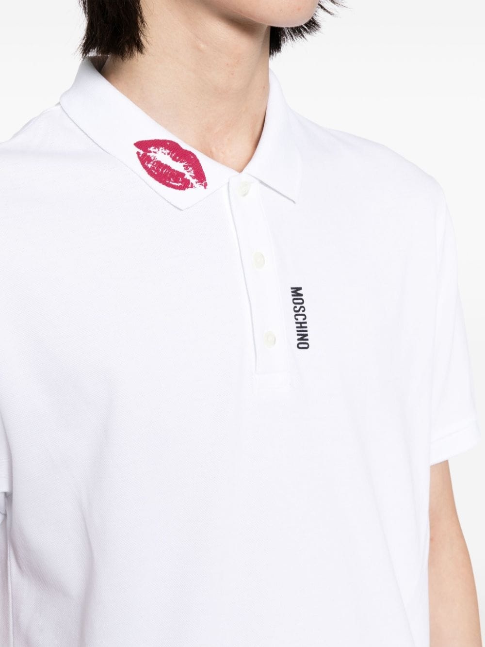 logo-print polo shirt - 5