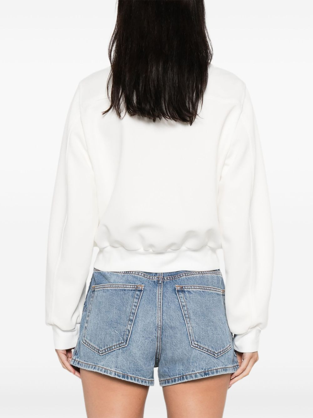 zip-front sweatshirt - 4