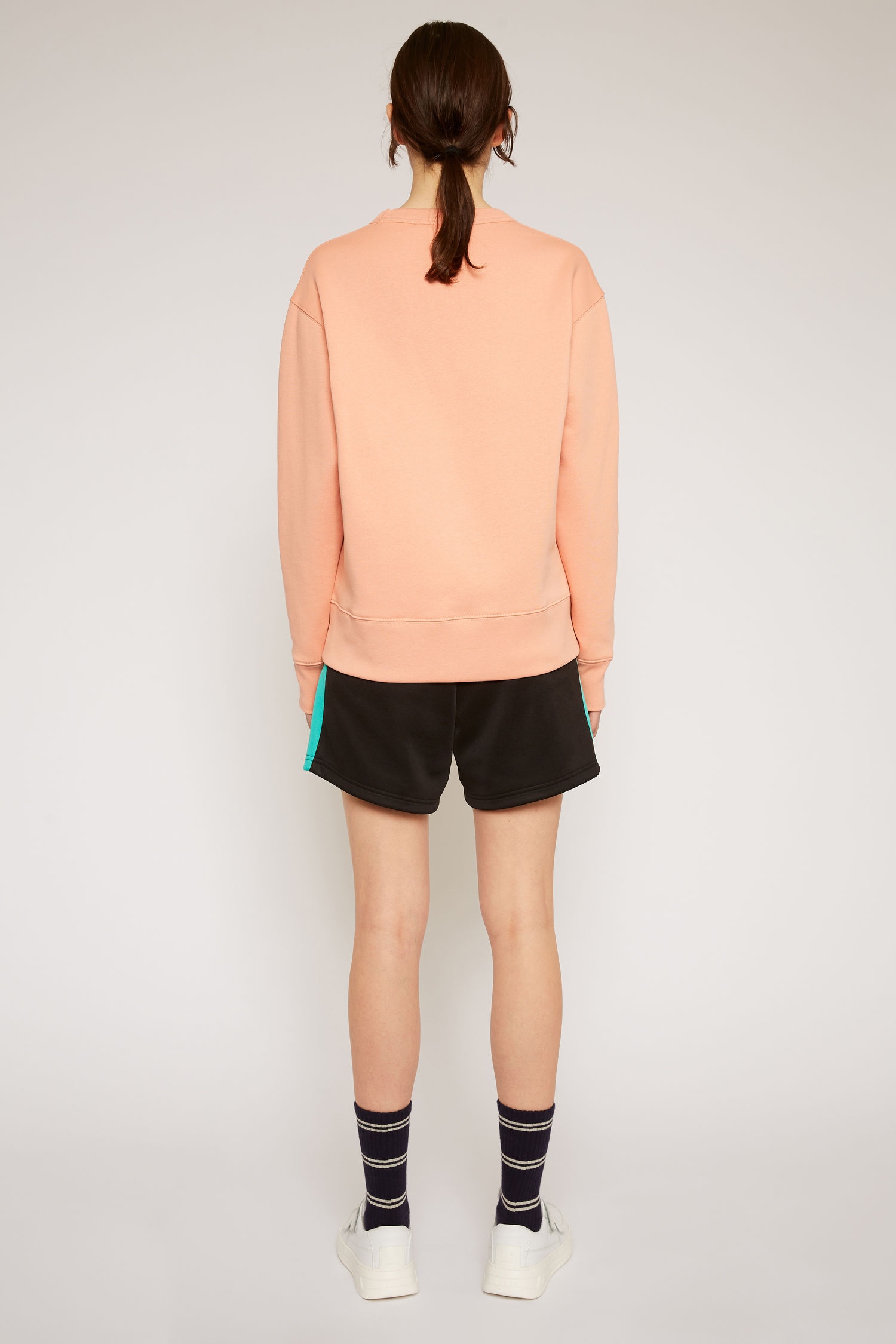 Crew neck sweatshirt pale pink - 3