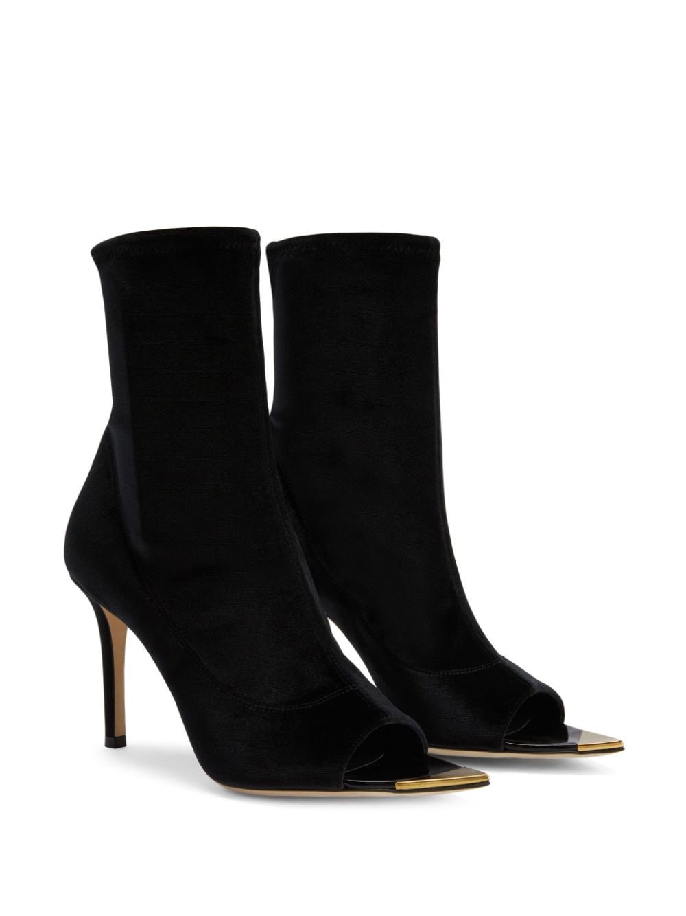 Intriigo 105mm velvet boots - 2