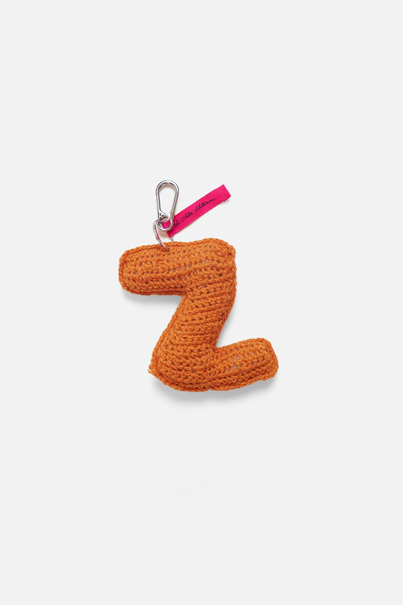 CROCHET LETTER KEYCHAIN CHARM 1