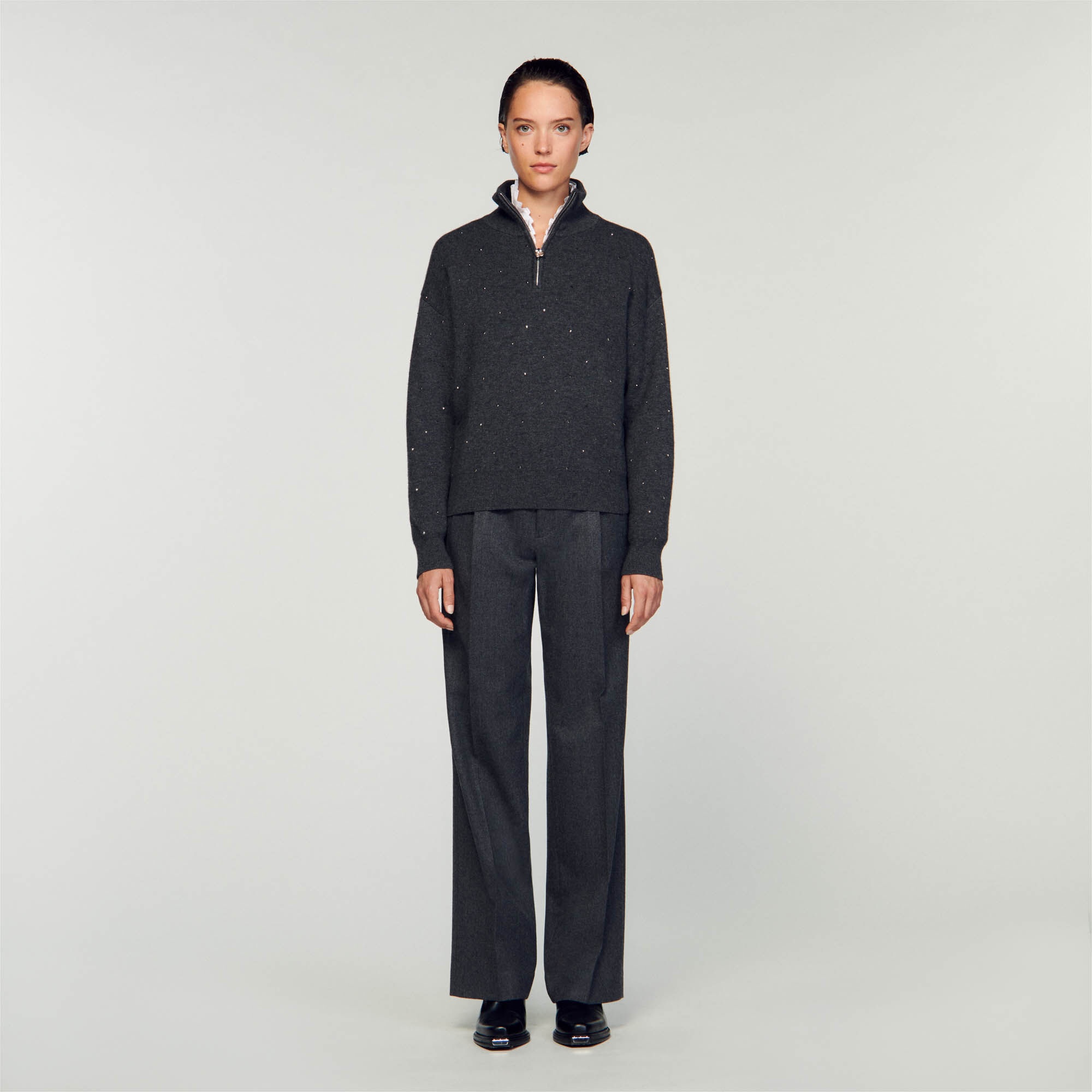 HALF-ZIP SWEATER - 3