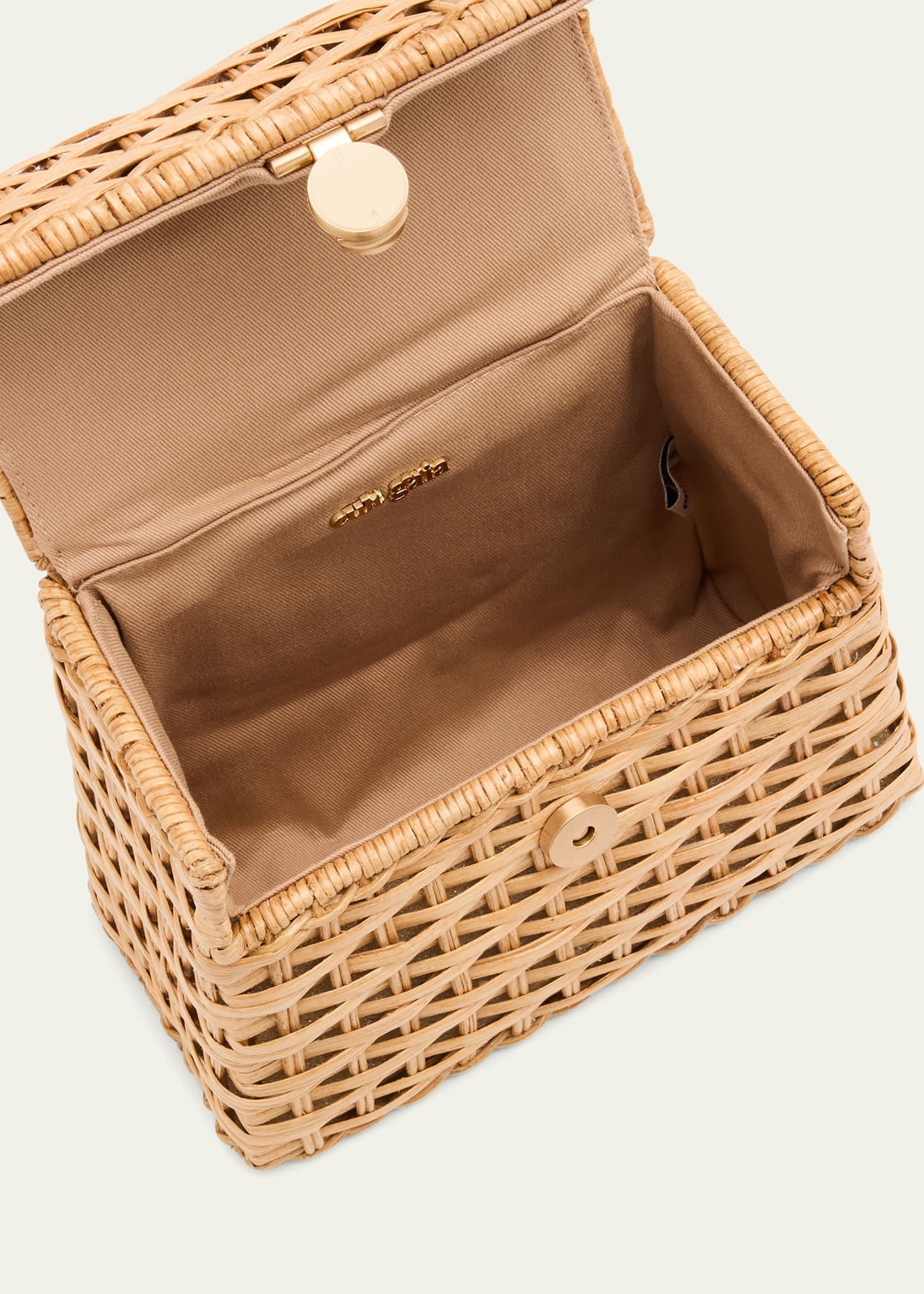 Sybil Flap Rattan Crossbody Bag - 3