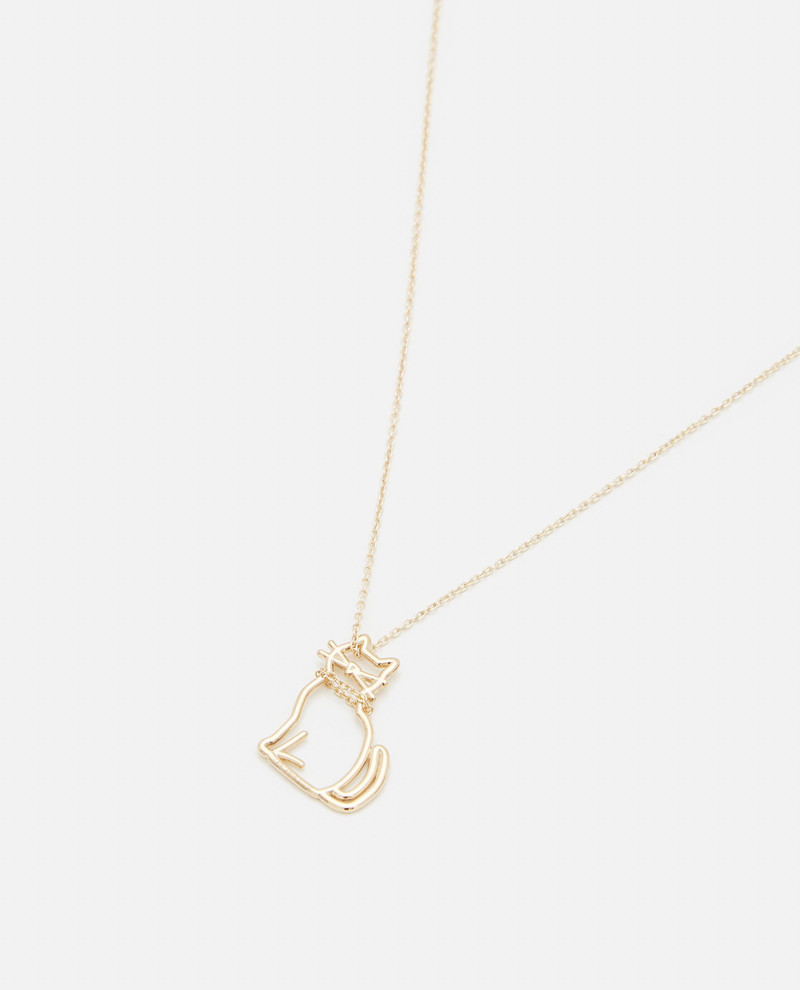 ALIITA 'MIAU' GOLD PENDANT NECKLACE outlook