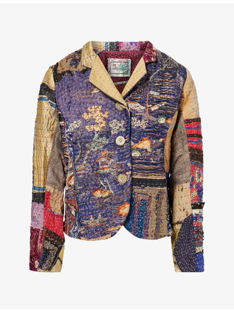 Patchwork Rawan Woven Jacket 1
