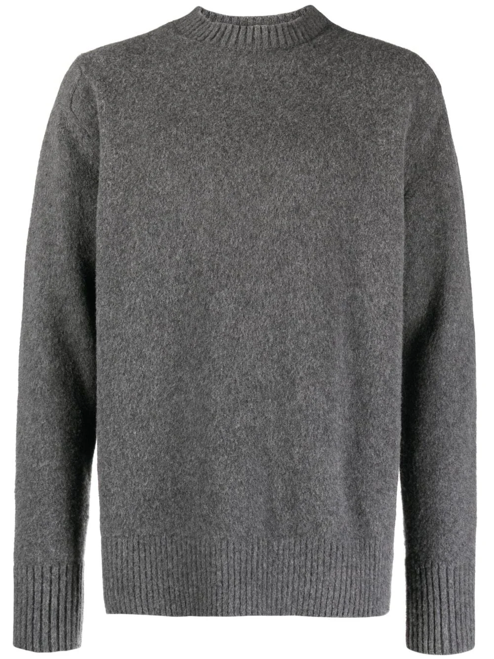 logo intarsia-knit wool jumper - 1
