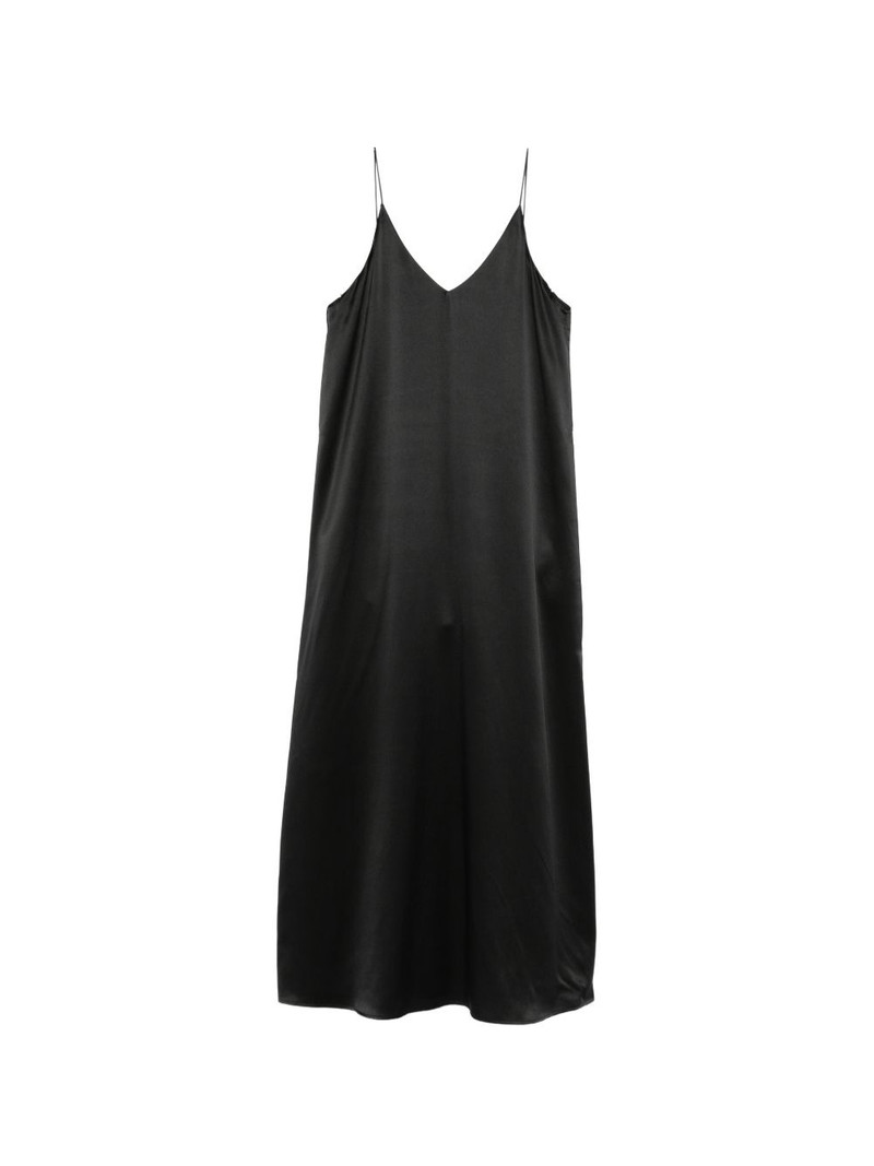 V-neck slip midi dress 1