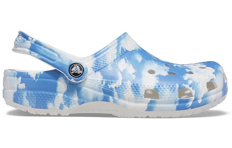 Crocs Classic Sandals Blue White Unisex 'Blue White' 206868-100 - 3