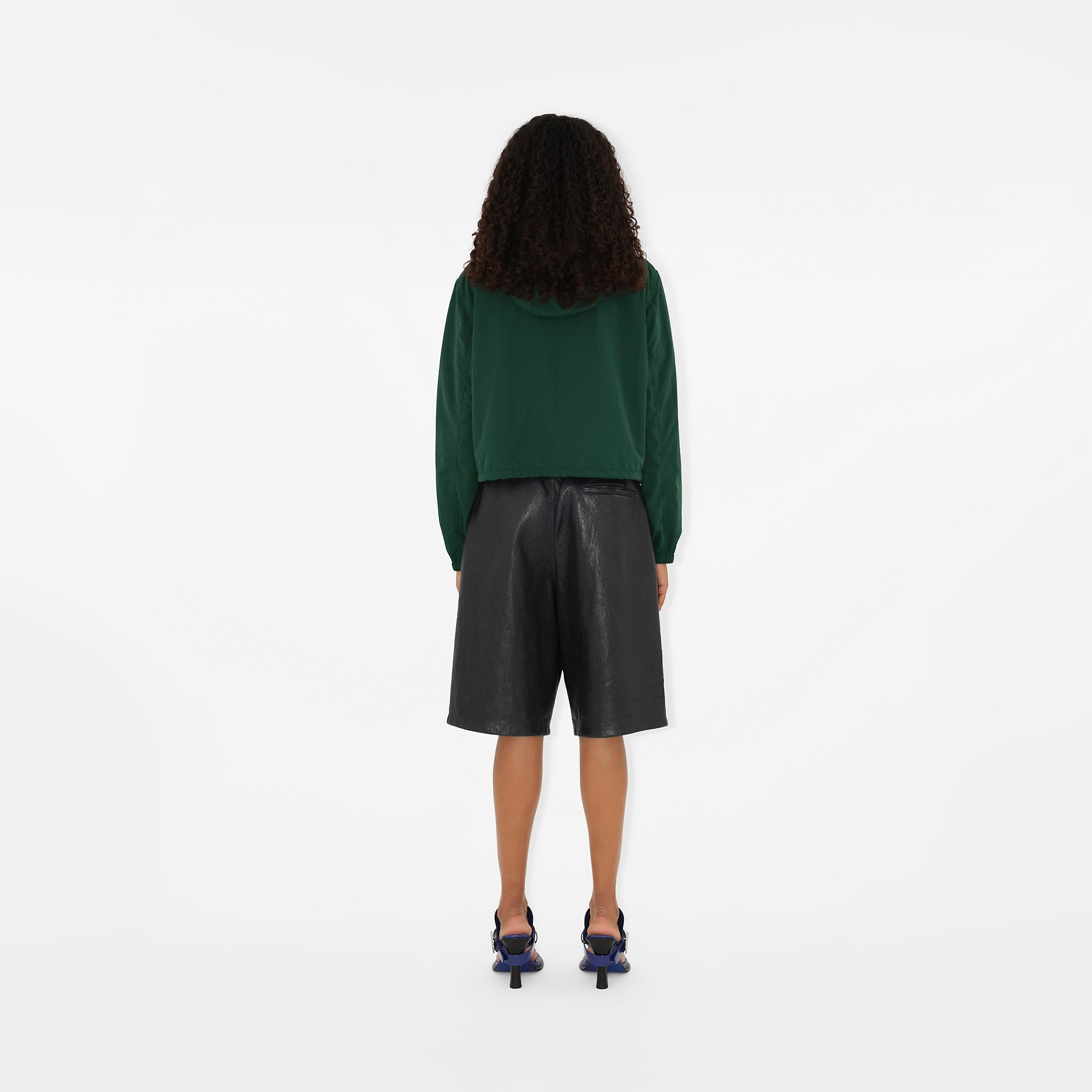 Cropped Nylon Jacket - 4