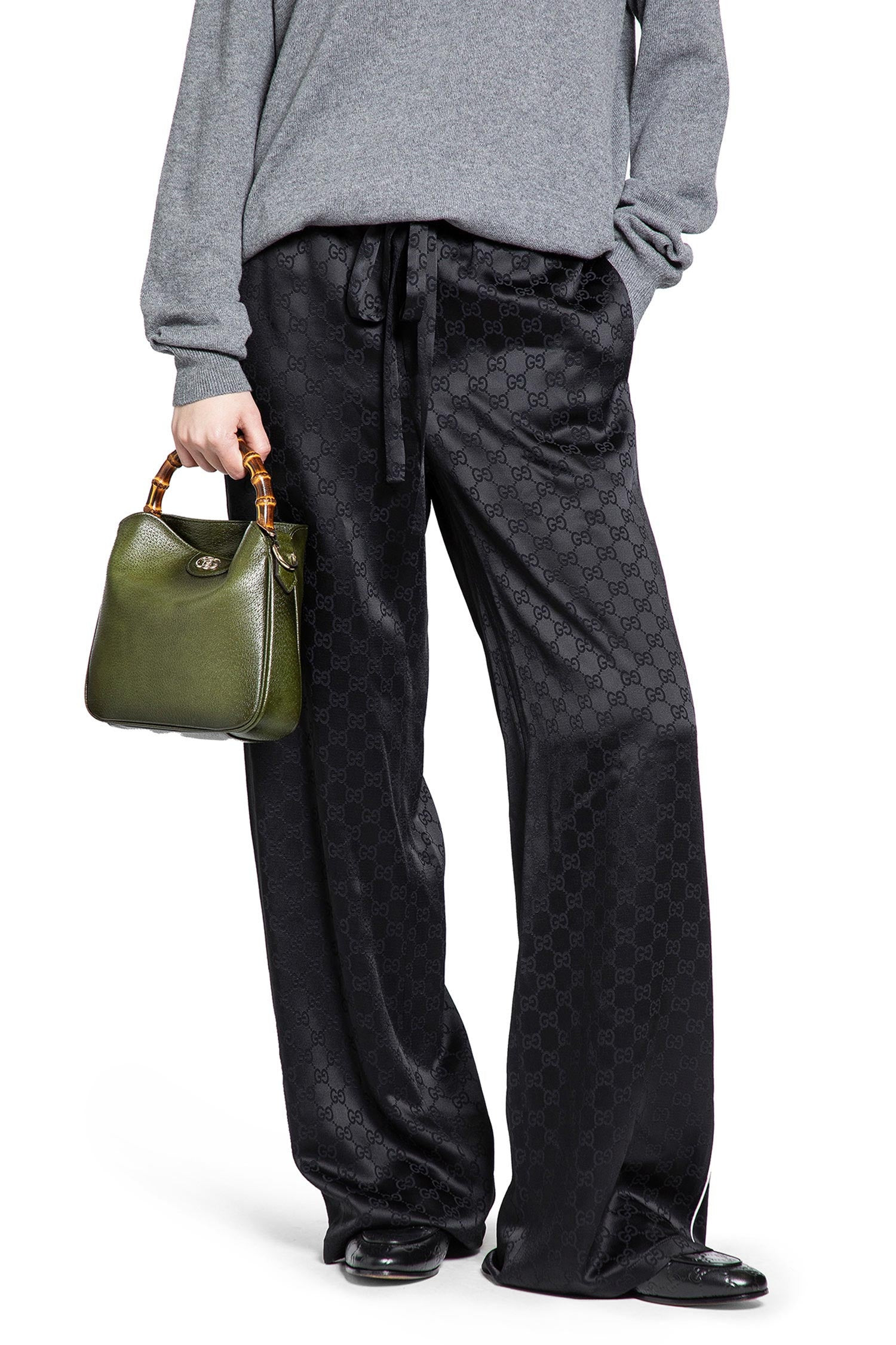 Gg Satin Pants - 6