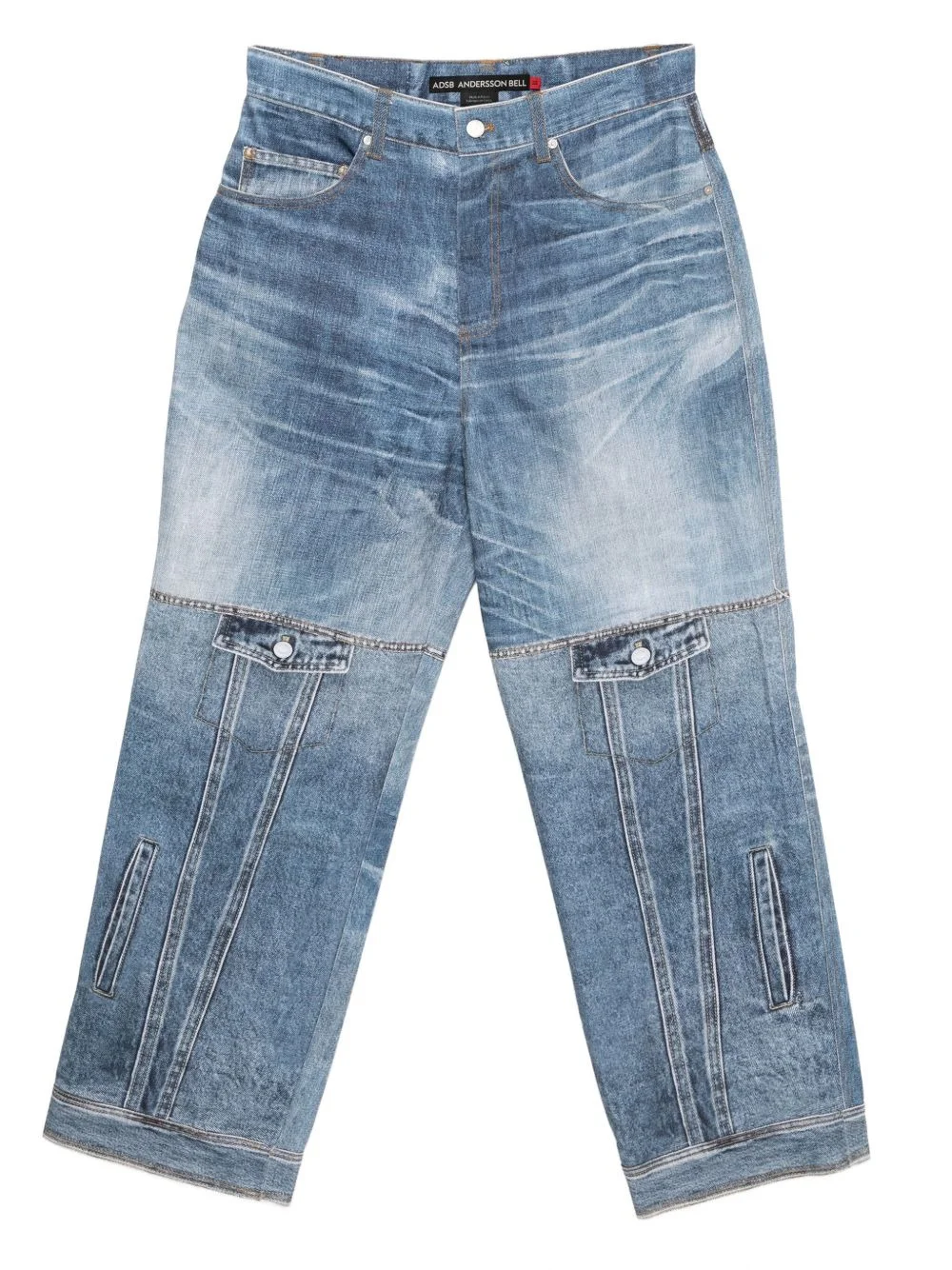 custom-like printed denim - 1