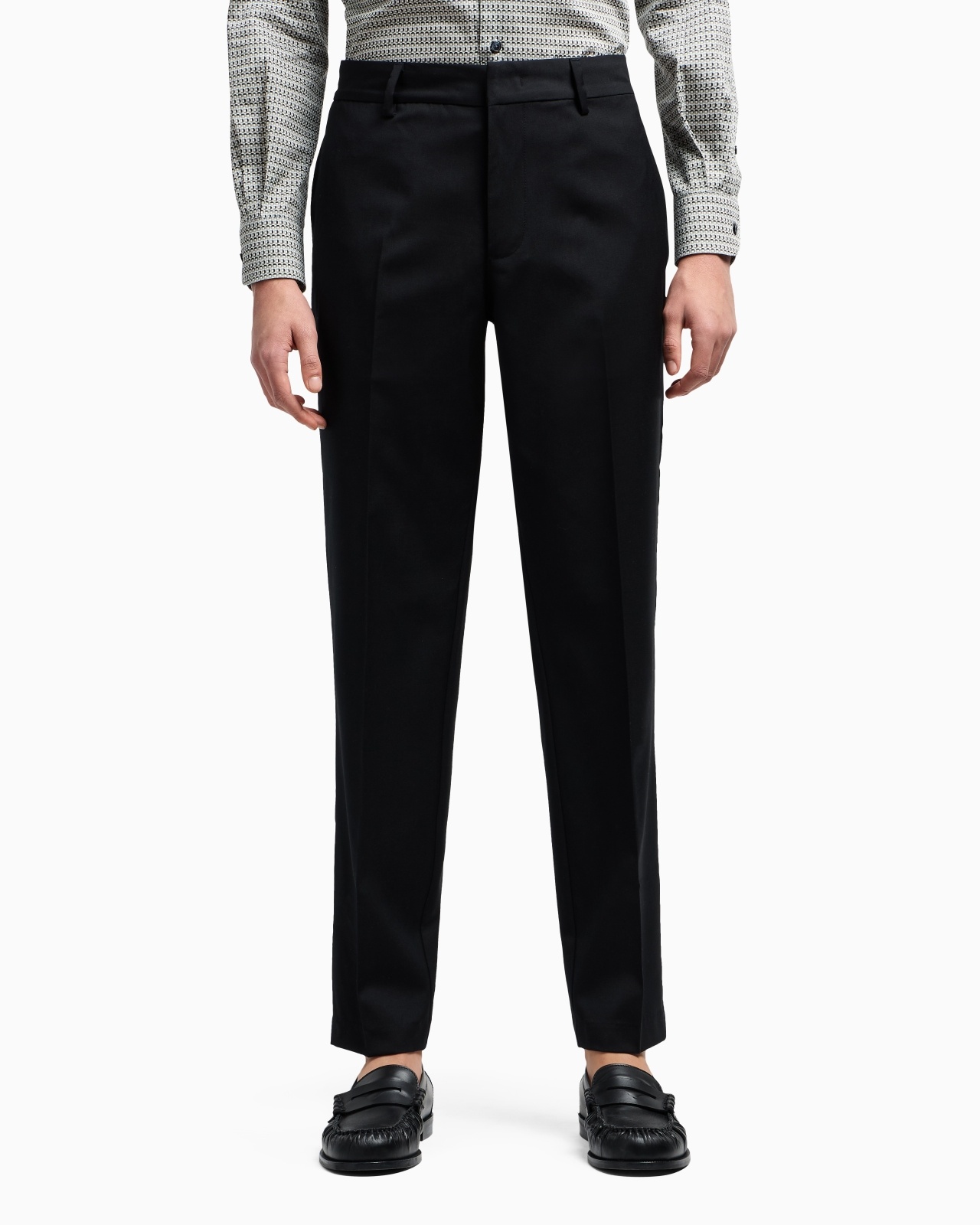 LIGHTWEIGHT VIRGIN WOOL-BLEND TWILL CHINOS - 2
