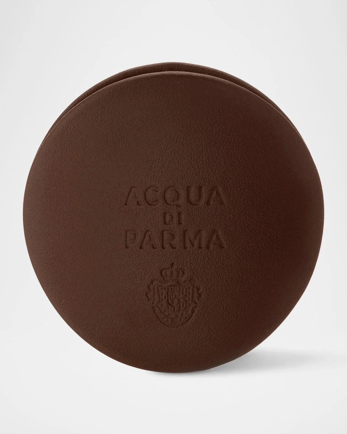 Dark Brown Leather and Azure Car Diffuser Case - 1