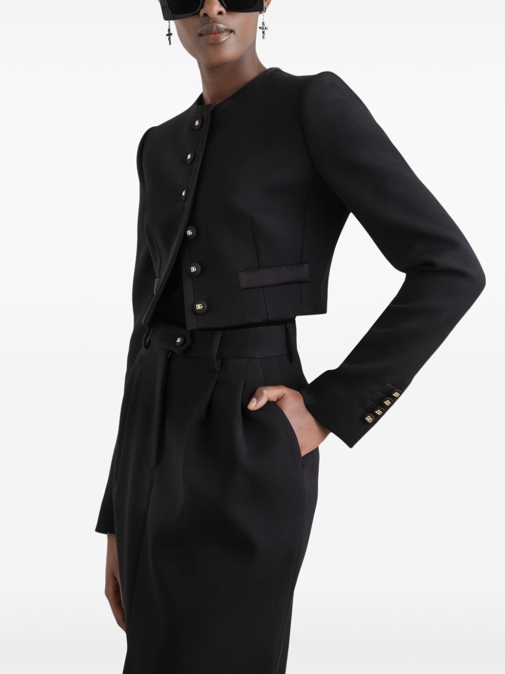 cropped jacket - 4