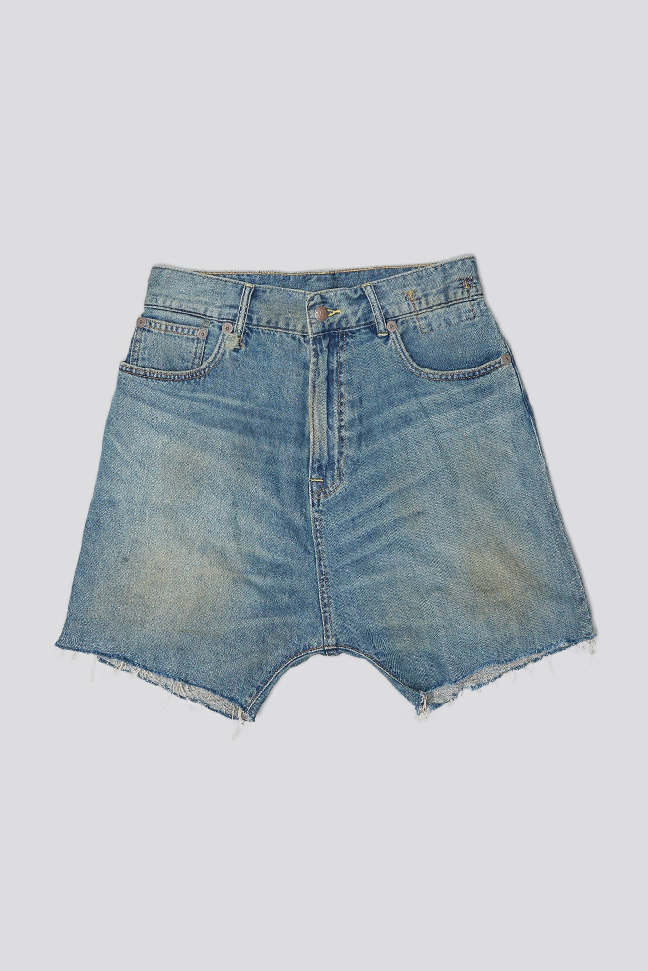 MARKY DROP SHORT - WEBER LINEN INDIGO - 1