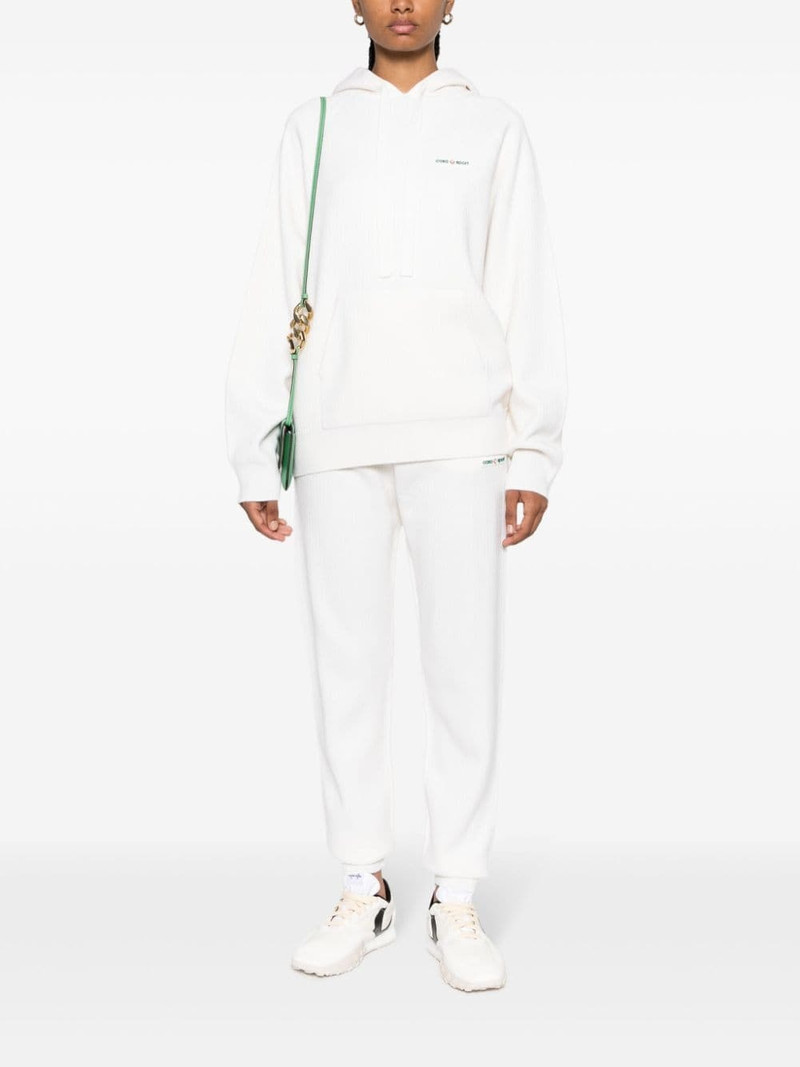 CASABLANCA Casa Sport ribbed hoodie outlook