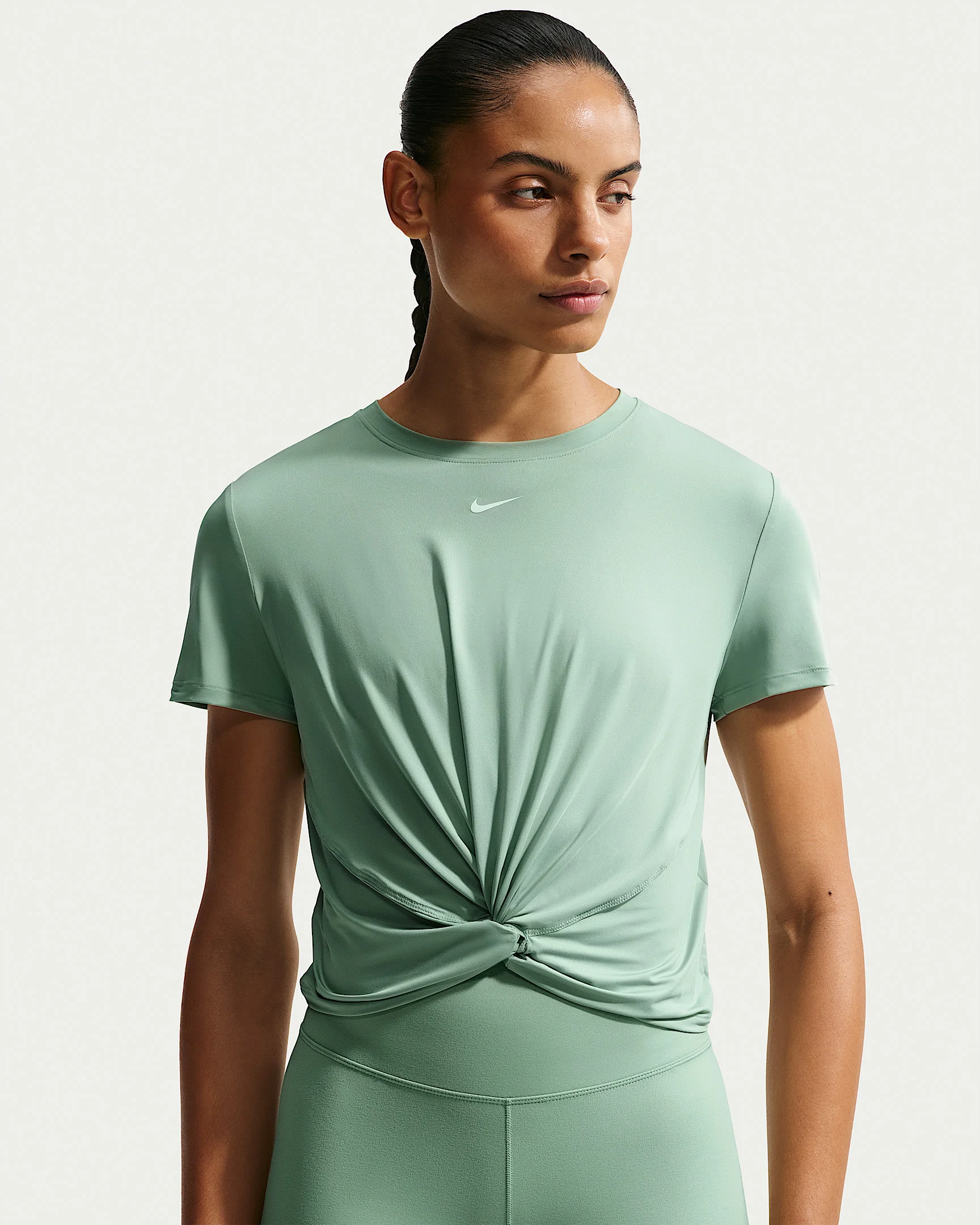 Nike One Classic Twist Women's Dri-FIT Short-Sleeve Top - 1