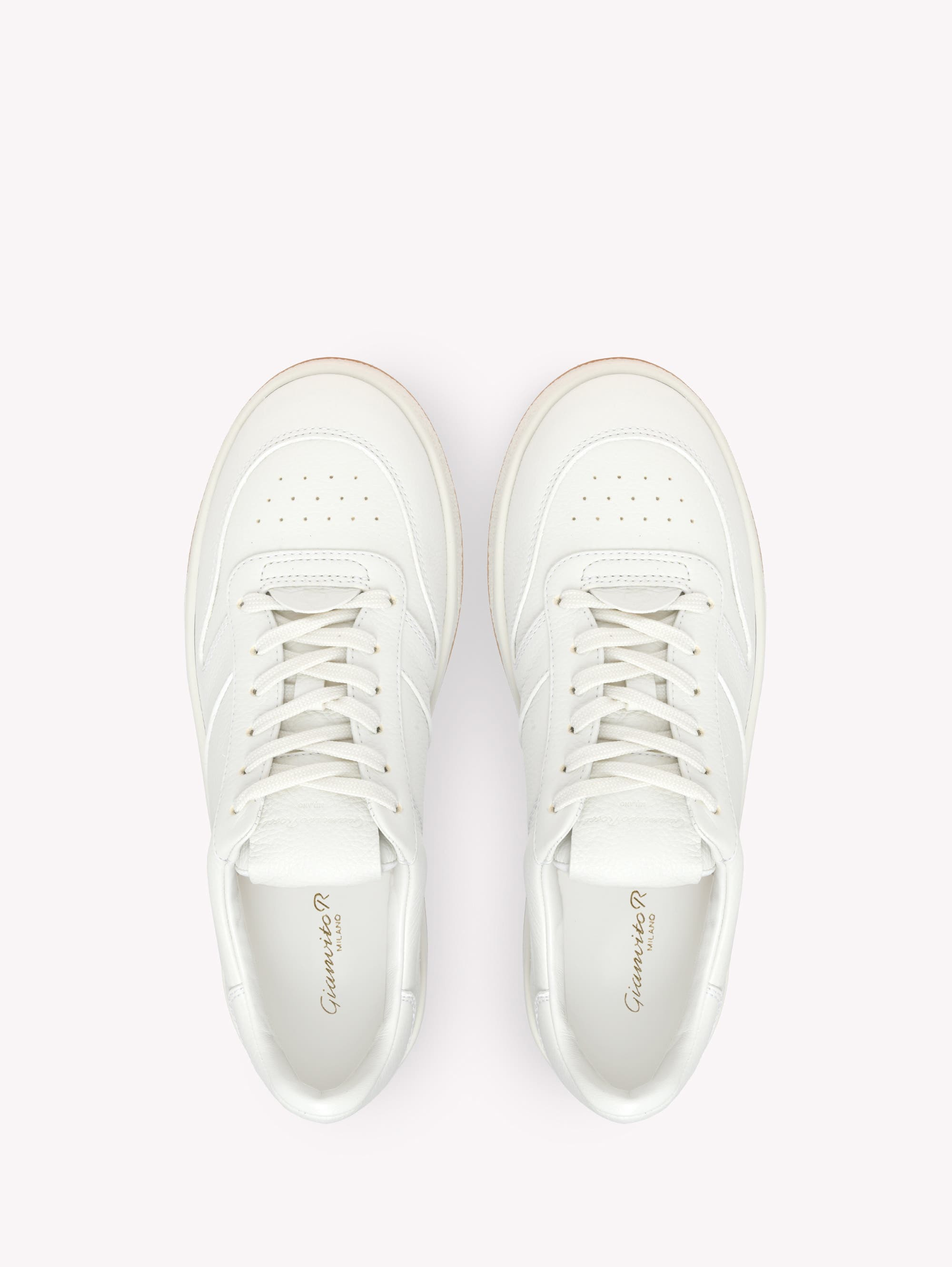 Gianvito Rossi Slam Sneakers in White Calf at Nordstrom - 3