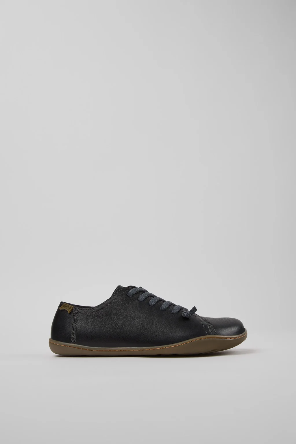 Peu Black Vegetable-Tanned Leather Shoes for Women. - 1