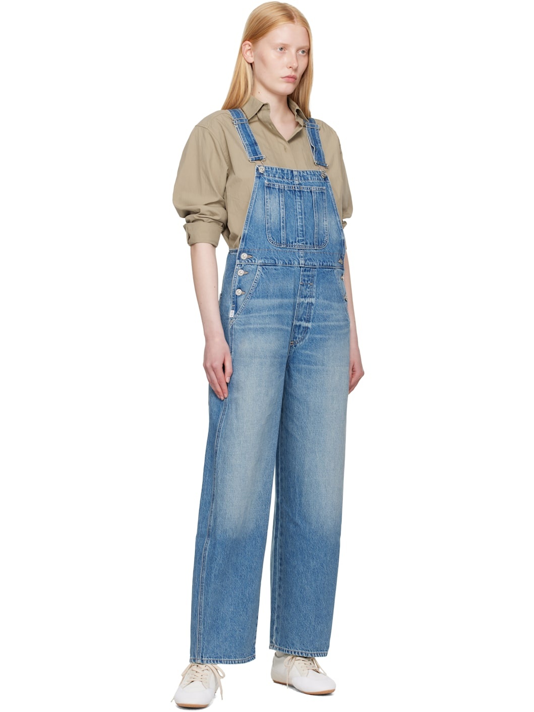 Blue Freya Denim Overalls - 4