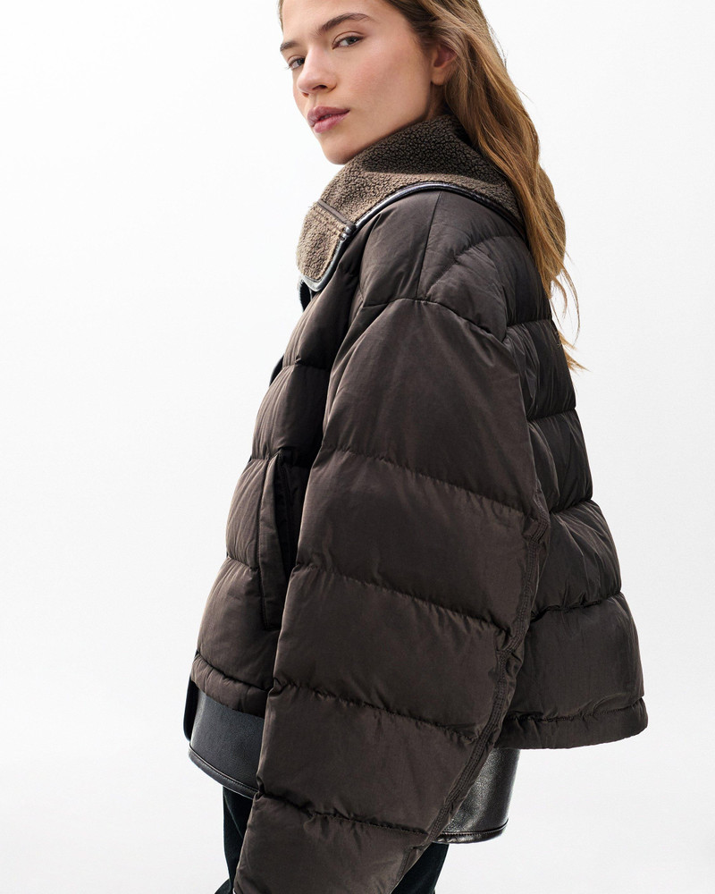 Gloria Mixed-Media Puffer Jacket 5
