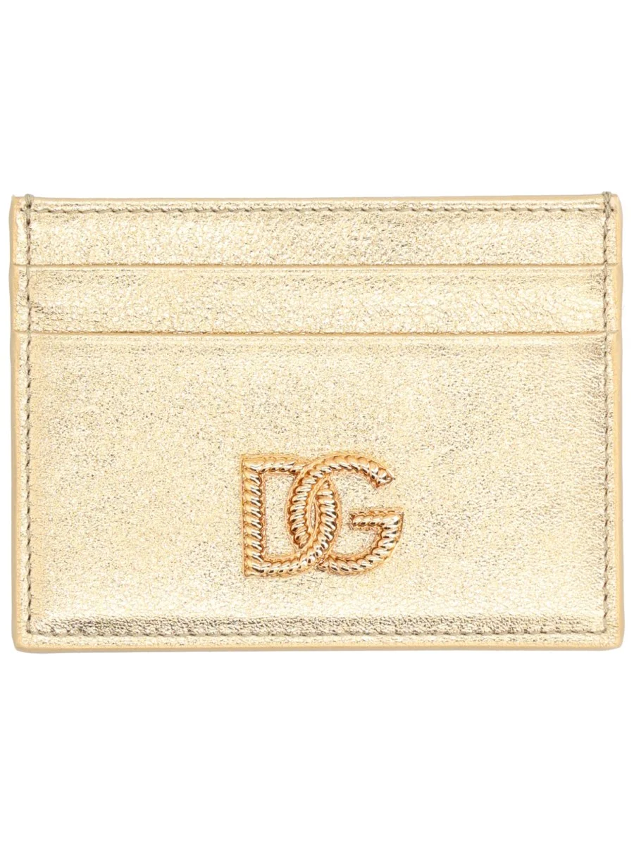 LEATHER CARD HOLDER WITH LOGO - 1
