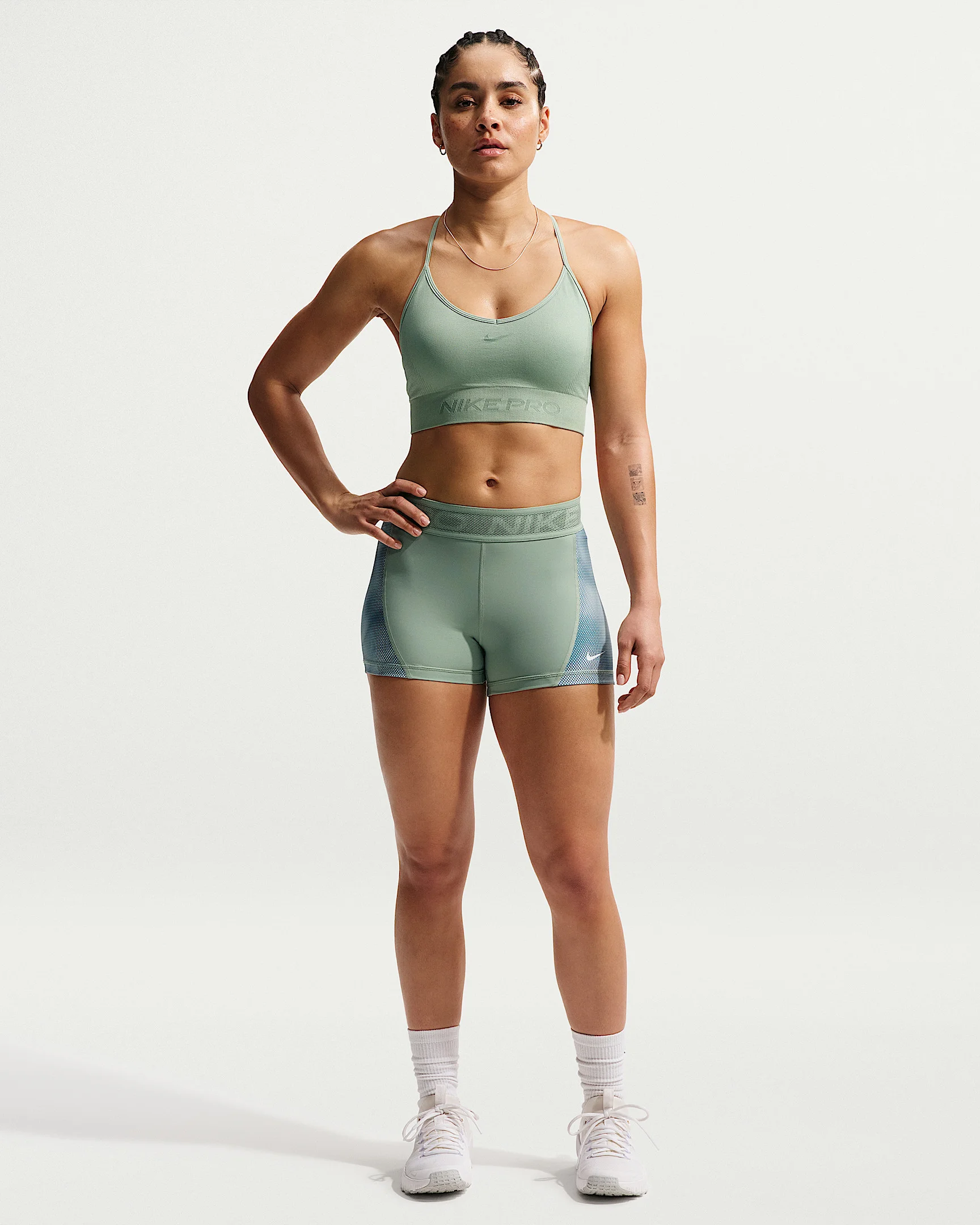 Nike Pro Women's Mid-Rise 3" Shorts - 1