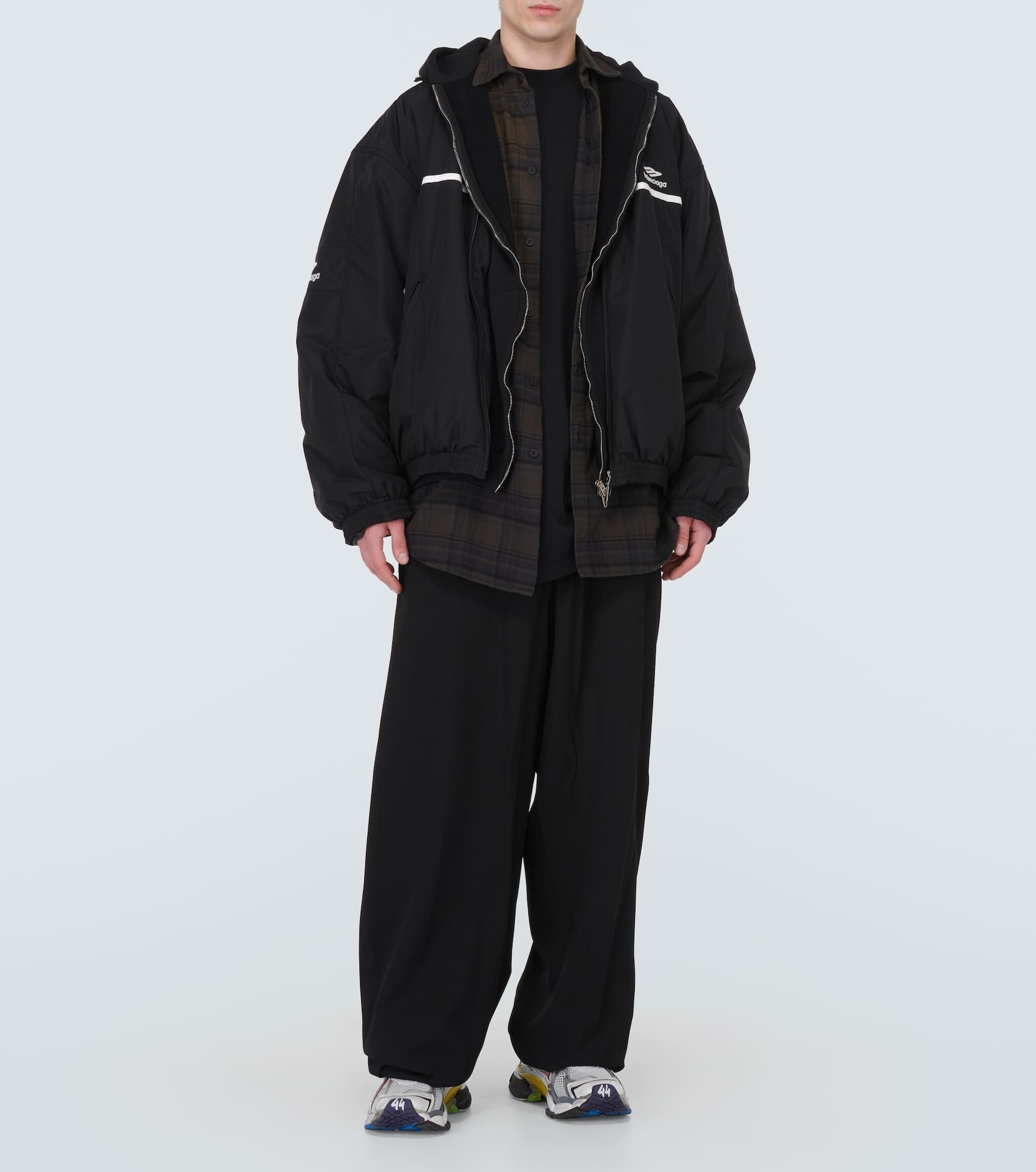 3B Sports Icon layered track jacket - 2