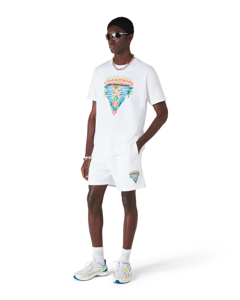 CASABLANCA Innocence Triangle Sweatshorts outlook