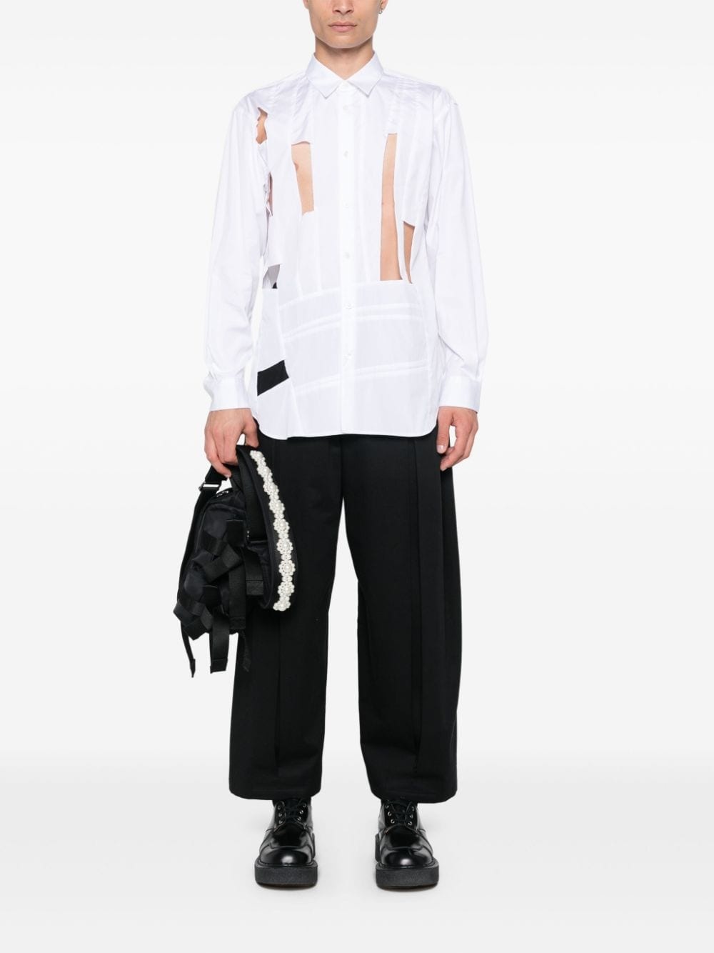 cut-out shirt - 2