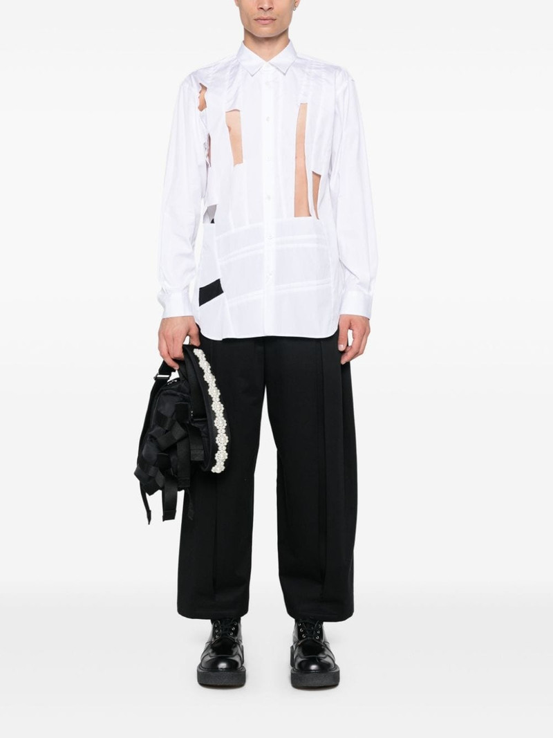 Comme des Garçons SHIRT cut-out shirt outlook