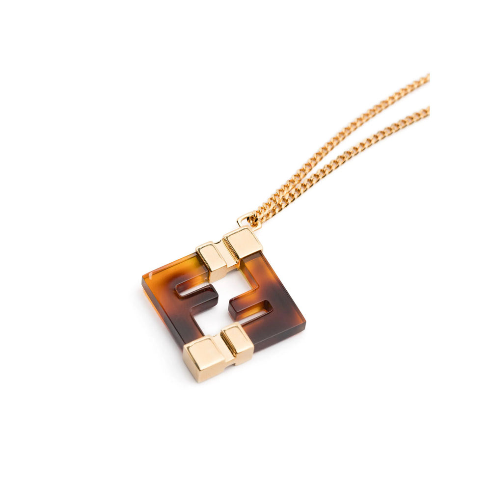 Fendi Gold Necklaces Women - 3