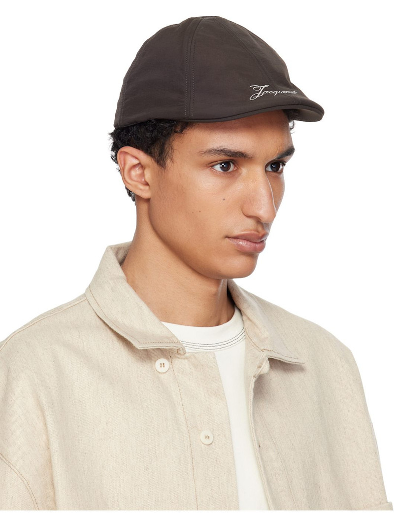 JACQUEMUS Brown 'The Baluchon' Cap outlook