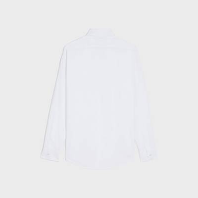 CELINE loose shirt with inverted collar in cotton poplin outlook