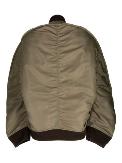 Maison MIHARAYASUHIRO zip-up padded bomber jacket outlook