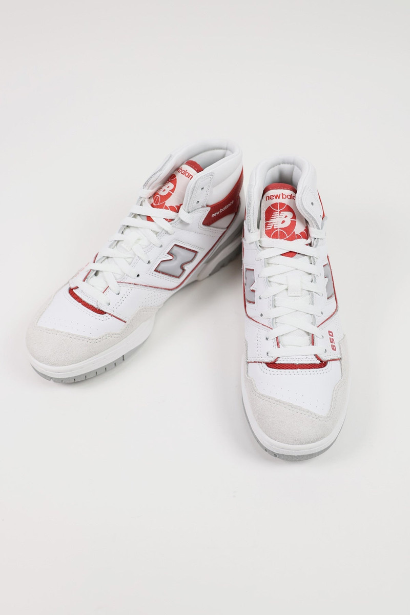 New Balance 650R - WHITE/RED outlook