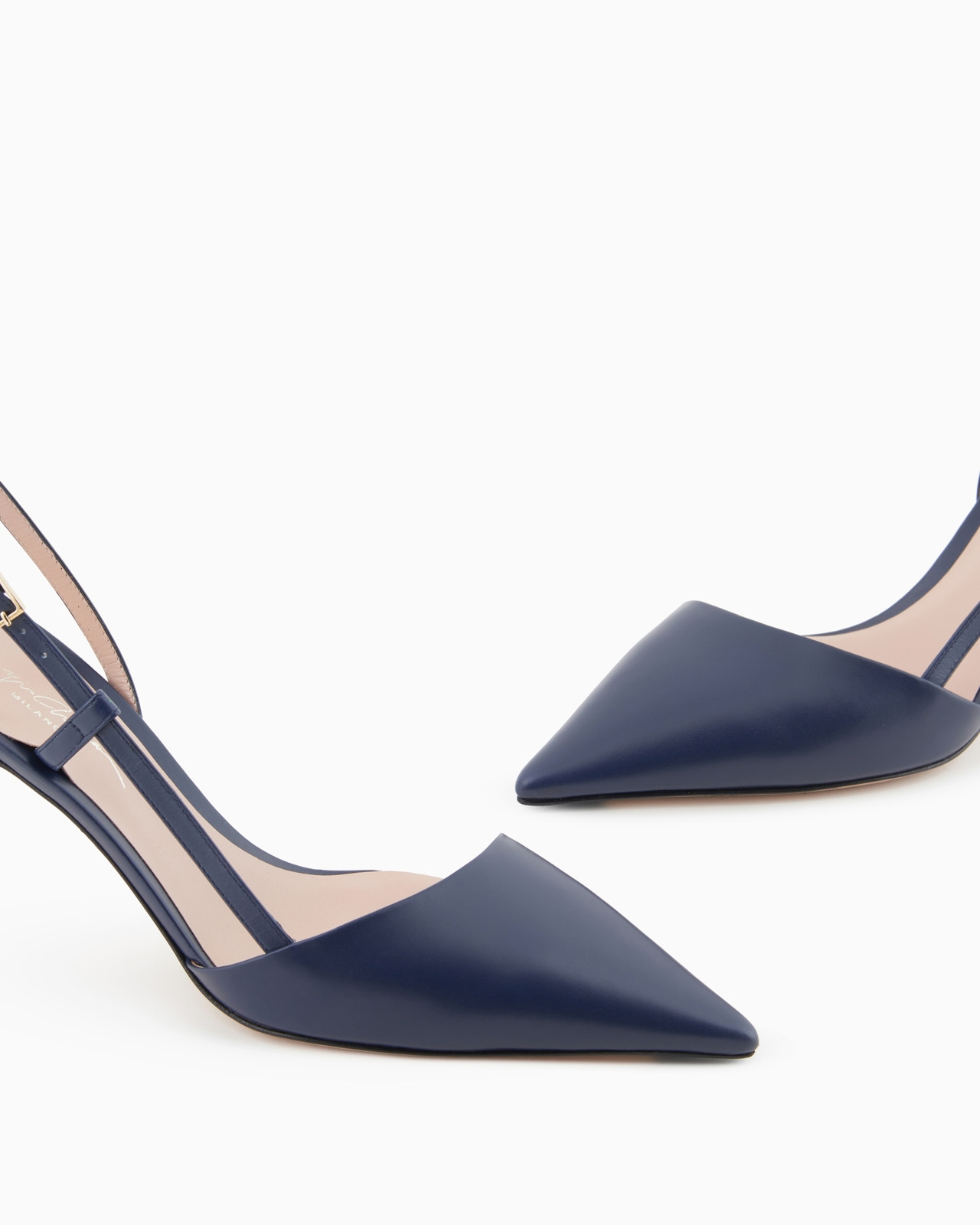 Leather slingbacks - 5