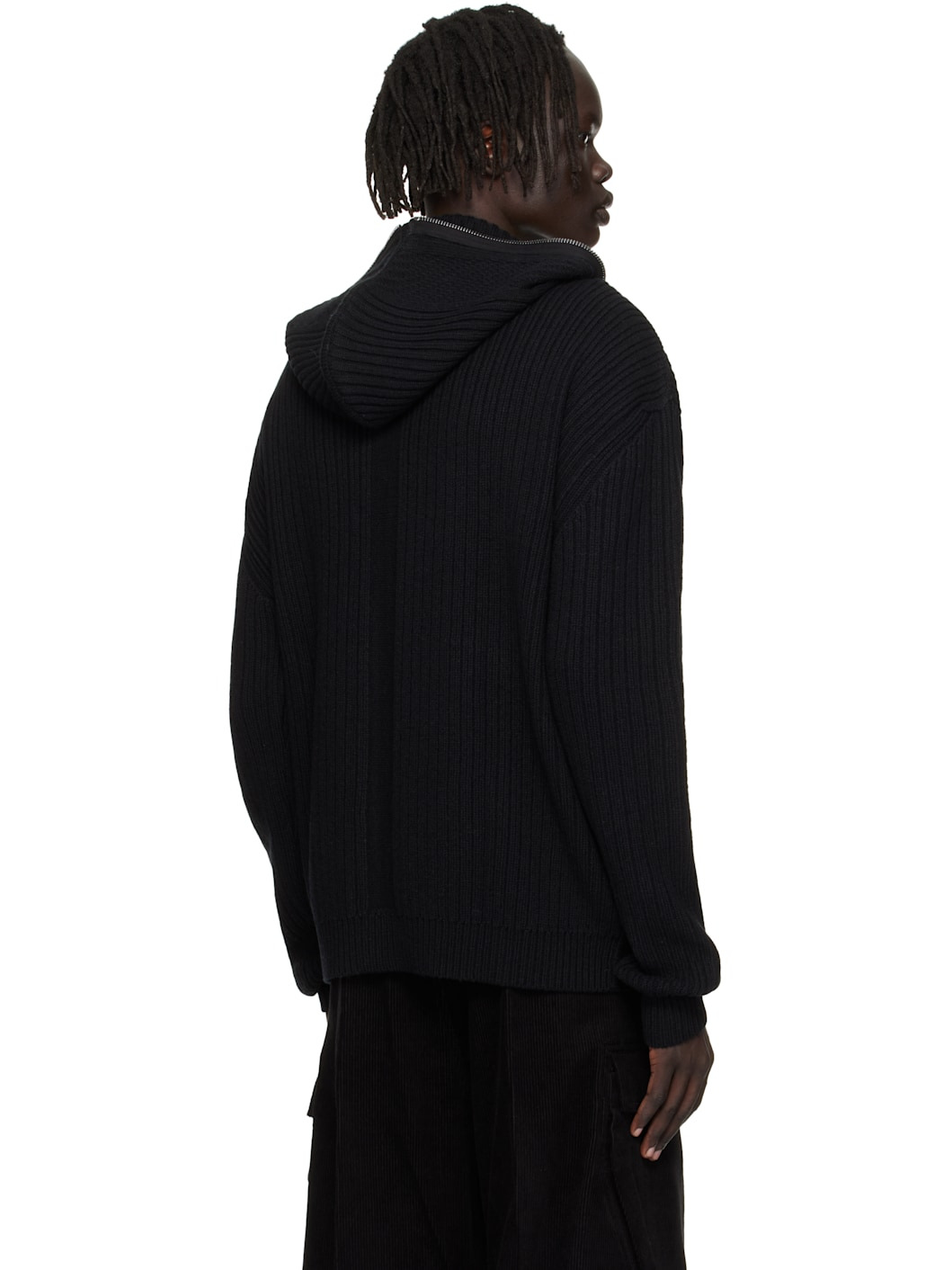 Black Concordians Zipped Hoodie - 3